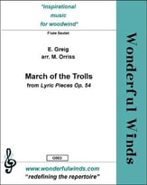 March of the Trolls from Lyric Pieces Flute Sextet cover